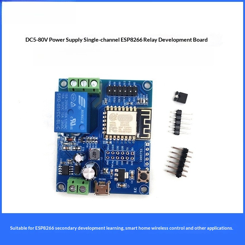 Relay 8 Channel Board - ESP8266 WiFi-module met één relais, 8-80V