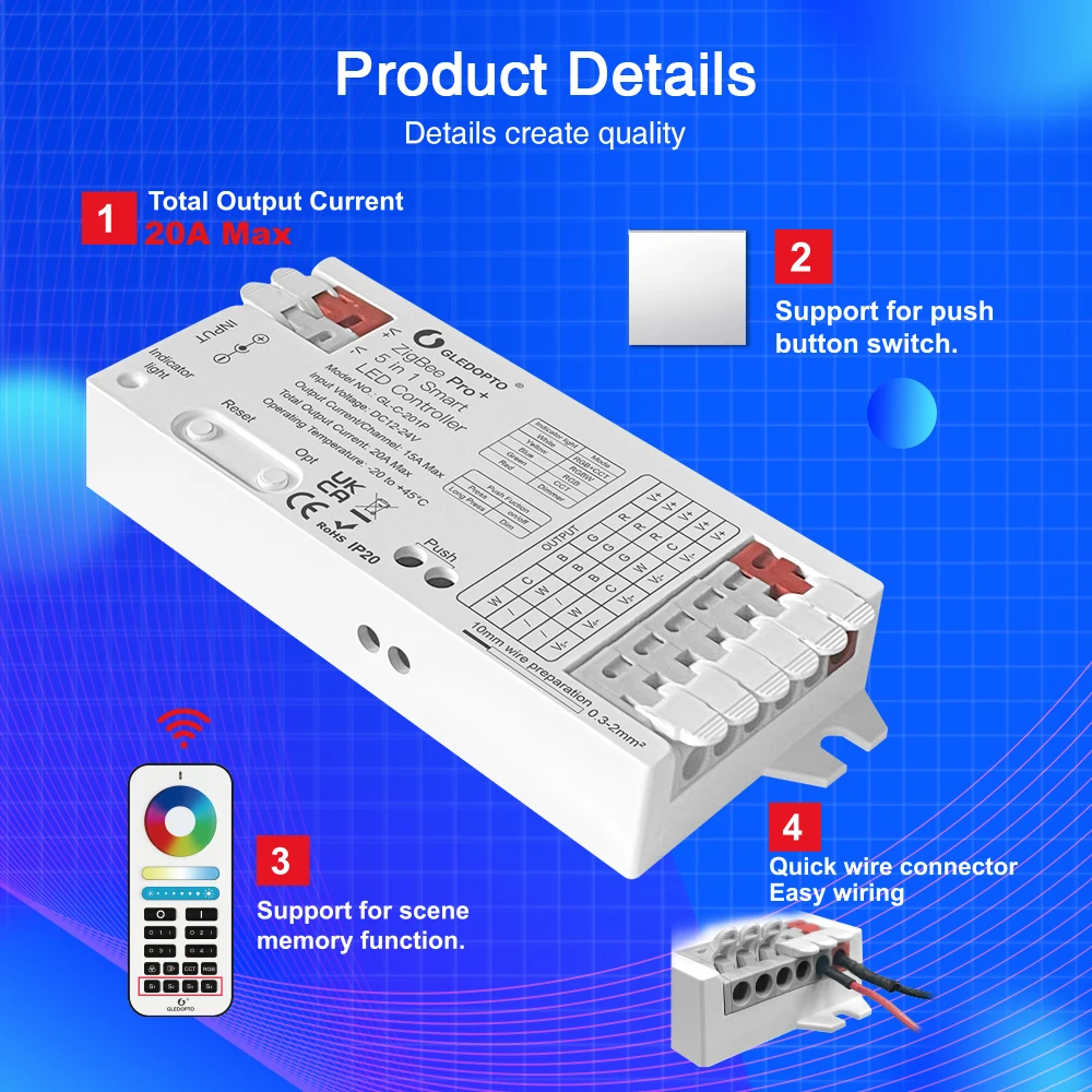 Gledopto Zigbee 3.0 Pro 3 In 1 - Zigbee Coordinator Stick recensie en prijs